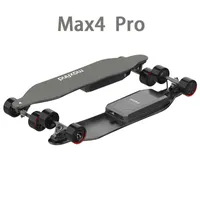 [US EU STOCK] Skateboard électrique Max4 Pros Longboard Mart Scooter Dual Hub Moteur Lithium Batterie MaxFind avec télécommande sans fil
