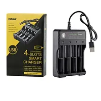 Chargeur multifonction 18650 USB Chargeur 4 Slot Li-ion Battery Power pour les batteries de lithium rechargeables 14500 18350 18500