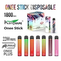 Kangvape Onee Stic Disaposable Sigaralar Vape Kalem Fiyat 1900 2200 Puffs 6.2ml 5% Kapasite Ücretsiz 1100 mAh Pil 16 Renk VS Puff XXL Air Bar Max Gunnpod