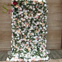 Dekorative Blumen Kränze SPR China liefert Hochzeitsbogen-Mittelstücke Blumenstrauß Blätter Pflanze künstliche grüne Wand