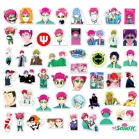 De 50pcs Anime Rampzalige Leven Van Saiki Teruhashi Kokomi Cartoon Stickers Waterdichte Bagage Telefoon Diy Scrapbook Decal Decor HNFC