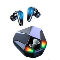 X6 x7 TWS trådlös Bluetooth Gaming hörlurar Sport Lågt latens headset Mini 9D Musik hörlurar
