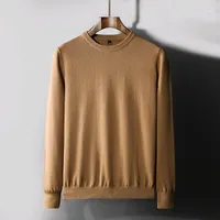 Puimentiua Wool Sweater Men Men 2021 Осенняя мода с длинным рукавом вязаный пулвер