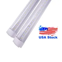 Integrieren V-Form-LED-Röhre 4ft 5ft 6ft 8ft T8-Tuben doppelt 8 ft cool light freezer shop leuchten verknüpft stecker und spiele hochleistung integrierte lampen (25-pack) Lager in den USA
