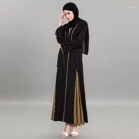 Ropa étnica Kuclut Ramadan Abaya Dubai Hijab Muslim Vestido Turco Falda larga Islámica Abayas para Mujeres Kaftan Robe Robes Islam1