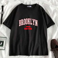 Brooklyn 1898 York Women Funny t Shirt 11 Colors Girl Y2k 90s Harajuku Kawaii Graphic Tees Unisex Cartoon Clothes,drop Ship