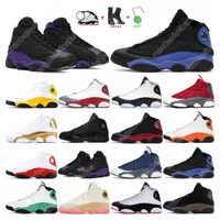 5.5-13 13s Zapatos de baloncesto para hombre 13 Corte de mujer Púrpura Rojo Flint Starfish Black Cat Hyper Royal Deportes Sneakers Entrenadores