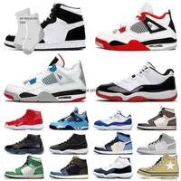 Jumpman 1 Mid Outdoor Shoes 1S Mens Womens Dunkss Low Cactus Jack 4 4S X Stock Concord High 11 25th 11s 트레이너 스포츠