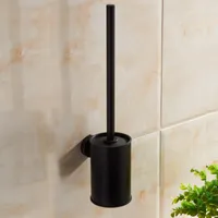 Toilet Brushes & Holders 304 Stainless Steel Brush And Holder Oil Rubbed Bronze Wall Mount Bathroom Cleaning Tool With