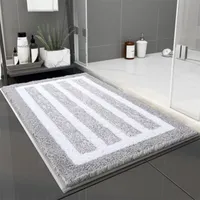 Eovna Chenille Bath Mat Water Absorb Anti Slip Bathroom Rug Carpet for Living Room Floor Mat for Kids Tapete De Banheiro 2111303849130