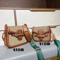 Luxurys cüzdan atbit çanta kadın tasarımcılar çanta 2021 1955 omuz çantaları çanta tuval yastık tote crossbobys çanta çantası 21cm 25cm