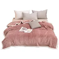 Cobertores leite lã home têxtil têxtil microfibra cobertor cama de cobertor de sofá grande decoração de soneca picada de colchão