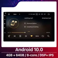 Bil DVD-radiosspelare Android 10.0 2din Universal GPS-navigering 4G 64g för Nissan Toyota Daihatsu Perodua 7 tums pekskärm