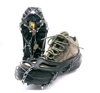 코드, 슬링 및 웨빙 야외 등산 안티 - 슬립 크램프 겨울 산책 19 치아 얼음 낚시 스노우 슈킹 스키 스키 스틴없는 강철 슬립 S1