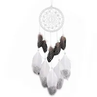 Fantasy Dream Catcher With Feather Bead Wall Hanging Home Decoration Wind Chimes Supplies Decorative Objects & Figurines