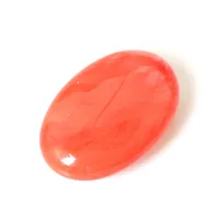 Kırmızı Erime Kristal Şifalı Reiki Palmiye Taş Cilalı Çakra Meditasyon Örneği