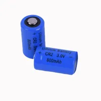 2pcs/lot Battery CR2 3V 800mah lithium battery for GPS security system camera medical equipment