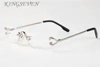 جديد فرنسا الرياضة نظارات للرجال أزياء بيئيا رجل المرأة الزجاج بدون شفة الرجعية خمر الذهب النظارات الإطار الجاموس القرن النظارات مع القضية