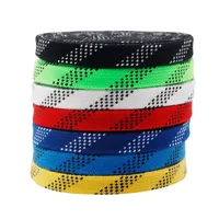 Skate Laces 120cm Double couche tresse Trains renforcés Extra Fiffed Tip Design For Ice Hockey Skate Hockey Shoe Lace