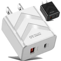 Fast Quick Charger 18W type c PD Power Adapter For Iphone 7 8 11 12 Samsung s20 s21 note 20 htc