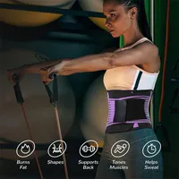 Taille -Stütze Trainer Belt Elastic Slimming Body Shaper Fitness Sport Gürtel Workout Shapewear für Frauen Als88