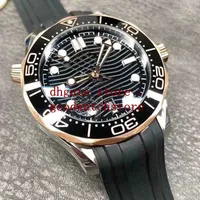 Racing VS Factory V3 Men's Asian Watches دليل CAL.8800 نوعية غواص 300 متر الميكانيكية التلقائي المحيط 007 جيمس بوند روز الذهب