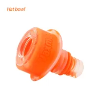 Waxmaid Hat Shaped silicone glass bowl for smoking bongs suits 14mm 18mm joints six colors 240pcs/carton stock in US