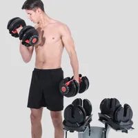 Drop Home Fitnessapparatuur 40 kg Verwijderbaar Gewicht 24kg 52.2LBS Voor Mannen en vrouwen Verstelbare Dumbells Dumbbells
