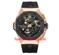 Top Wristwatch Mechanische Watch Tourbillon Reloj Rostfritt Stål Lysande GMT Horloge Power Reserve Automatische Sport Luxury Mens Klockor