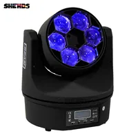 Shehds MovingヘッドライトLED蜂の目6x15W RGBW究極の回転ビーム効果段階EUIQPMENT 90W高出力ランプ