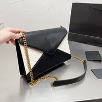 2021 F W Womens Designer Envelope Bags Lambskin Genuine Leather Quilted Flap Messenger Adjustable Shoulder Strap Crossbody Cosmetic Luxury Handbags 27CM