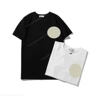 2022 Erkek Tees Lüks Sıradan Tişört Erkekler Giyim Tasarımcısı Kısa Kollu T-Shirt% 100 Pamuklu Yüksek Kaliteli Kadınlar Siyah ve Beyaz