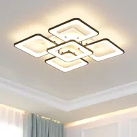 Plafonniers de plafonnier superposition acrylique lampe LED lampe salon chambre à coucher d'étude Aisle Office Light Light Commercial Éclairage décoratif
