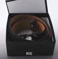 Mężczyźni Designers Paski Moda Prawdziwej Skóry Kobiet Mężczyzna List Double G Buckle Belt Cinturones de Diseño Mujeres Szerokość 3,8 cm Brak pudełka