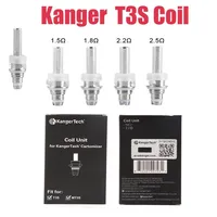 Original KANGER T3S coil head For T 3S MT3S T2 Evod atomizer 1.5ohm 1.8ohm 2.2ohm 2.5ohm VS Ego-510 seriesa47a39