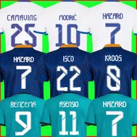 REAL MADRID jerseys 21 22 futebol futebol camisa CAMAVINGA ALABA PERIGO BENZEMA ASENSIO MODRIC MARCELO VALVERDE camiseta masculino + kids kit 2021 2022 uniformes quarto