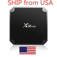 سفينة من الولايات المتحدة الأمريكية X96 ميني TV Box Android 7.1 OS 1GB 2GB RAM 8GB 16GB ROM 4K H.265