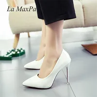 La maxpa taglia 33-40 donne pompe 2021 moda 11 cm tacchi alti Lady Formal Saprow Shoes Party Office Wedding Office Abito