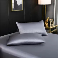 24 horas Barco Mulberry Silk Pillow Case King Queen Hotel Hotel Hotel Travel Cabello Cara de almohada de alta calidad