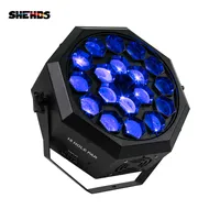 Shehds Etkisi LED Par Arı Gözü 18x12 W RGBW Aydınlatma DMX Denetleyici Sahne Işın Işık Profesyonel DJ Disko Işıkları Müzik Hızlı Teslimat