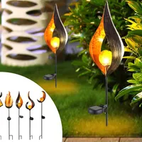 Solar Lamps Garden Lamp, LED Retro Iron, Waterproof Metal Lawn Decoration And Outdoor Lamp.