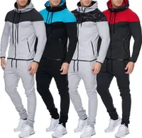 Hommes Track costume Casual 2 pièces Ensemble de couleurs de mode Sportswear SweatSuit pour hommes Sportsuit1