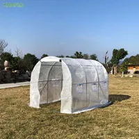 크라 플로 워크 인 온난화 창고 정원 대형 온실 꽃 터널 모양의 절연 방, 보육원 심기