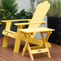 EU estoque portátil lateral dobrável mesa quadrado todos os tempo e mesa de madeira plástica resistente a fade Perfeito para jardim ao ar livre, praia, C267X
