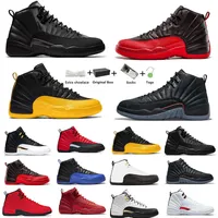 2022 Top Quality 12s Mens Basketball Chaussures International Flight Wings Utility Twist Master Taxity Game Reverse Men Femme Trainers Sports Shoe With Box
