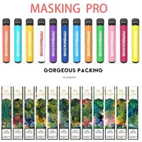 MaskKing High Pro Jednorazowe Vape Pen E Papieros Zestaw Zestaw Urządzenie 600mAh Bateria 3.5ml Napełnione 12 kolorów Oryginalne opary Hurtownie