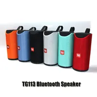 TG113 Bluetooth Haut-parleurs sans fil Subwoofers Mainsfree Appareil d'appel Stereo Bass Support TF Carte USB Aux Line in Hi-Fi Loud