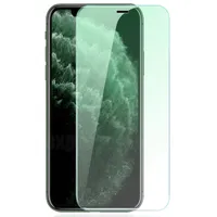 Зеленый свет защищает глаза 2.5D Закаленное стекло экрана защитная крышка защитная пленка защитная изогнутая премиум щит для iPhone 13 Pro Max 12 Mini 11 XS XR X 8 7 6 6s Plus SE