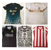2021 2022 النساء شيفاس لكرة القدم جيرسي الأسود Liga Mexico MX Club FC 21 22 Guids Guadalajara America CA ORMESS السيدات Tigres Football Shirt B