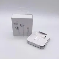 Bekabelde oortelefoons met logo en verpakkingsbox 8 PIN JACK-verlichting Connector Hoofdtelefoon Originele kwaliteit Earpods voor iPhone 13 12